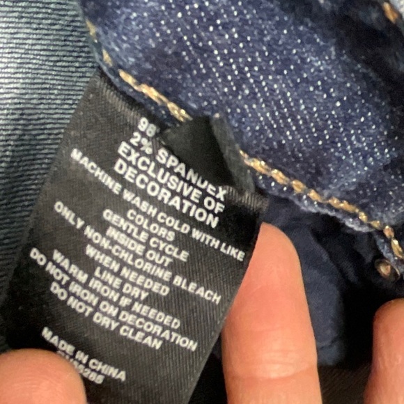 Express Jeans Women Size 6 Stella Low Rise Boot Medium Wash Denim Blue Jean (U2) - Picture 6 of 11